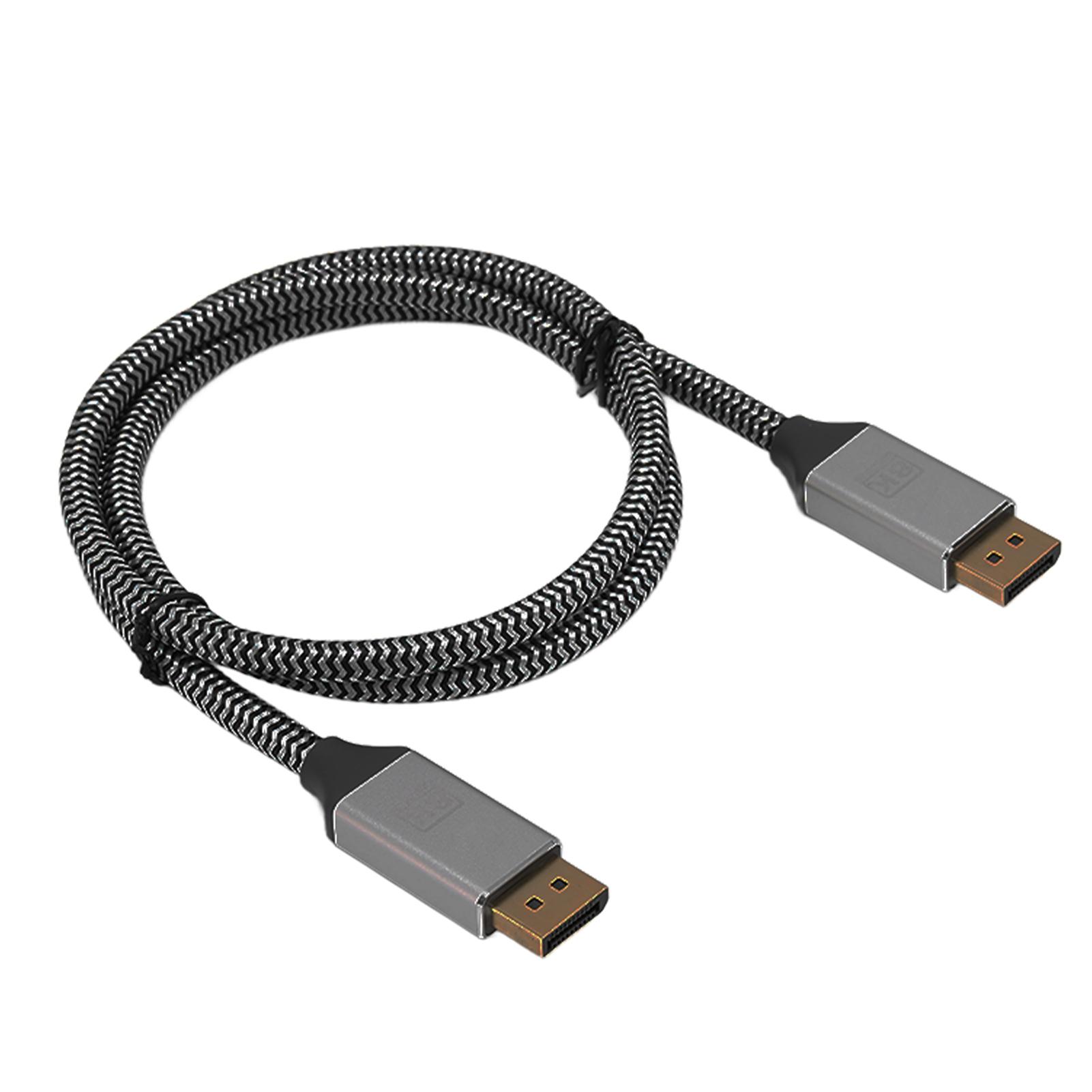 Кабель DisplayPort Позолочений Штекер-Штекер Кабель Display Port DP 1.4 Адаптерний Шнур для Комп ютерного Монітора
Кабель DisplayPort Позолочений Штекер-Штекер Кабель Display Port DP 1.4 Адаптерний Шнур для Комп ютерного Монітора