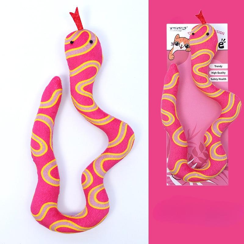 Cat Toys Self-hi To Relieve Boredom Catnip Snake Consumes Physical Strength To Grind Teeth, Bite-resistant Kitten Teaser Cat Stick Pet Toy
Cat Toys Self-hi To Relieve Boredom Catnip Snake Consumes Physical Strength To Grind Teeth, Bite-resistant Kitten Teaser Cat Stick Pet Toy