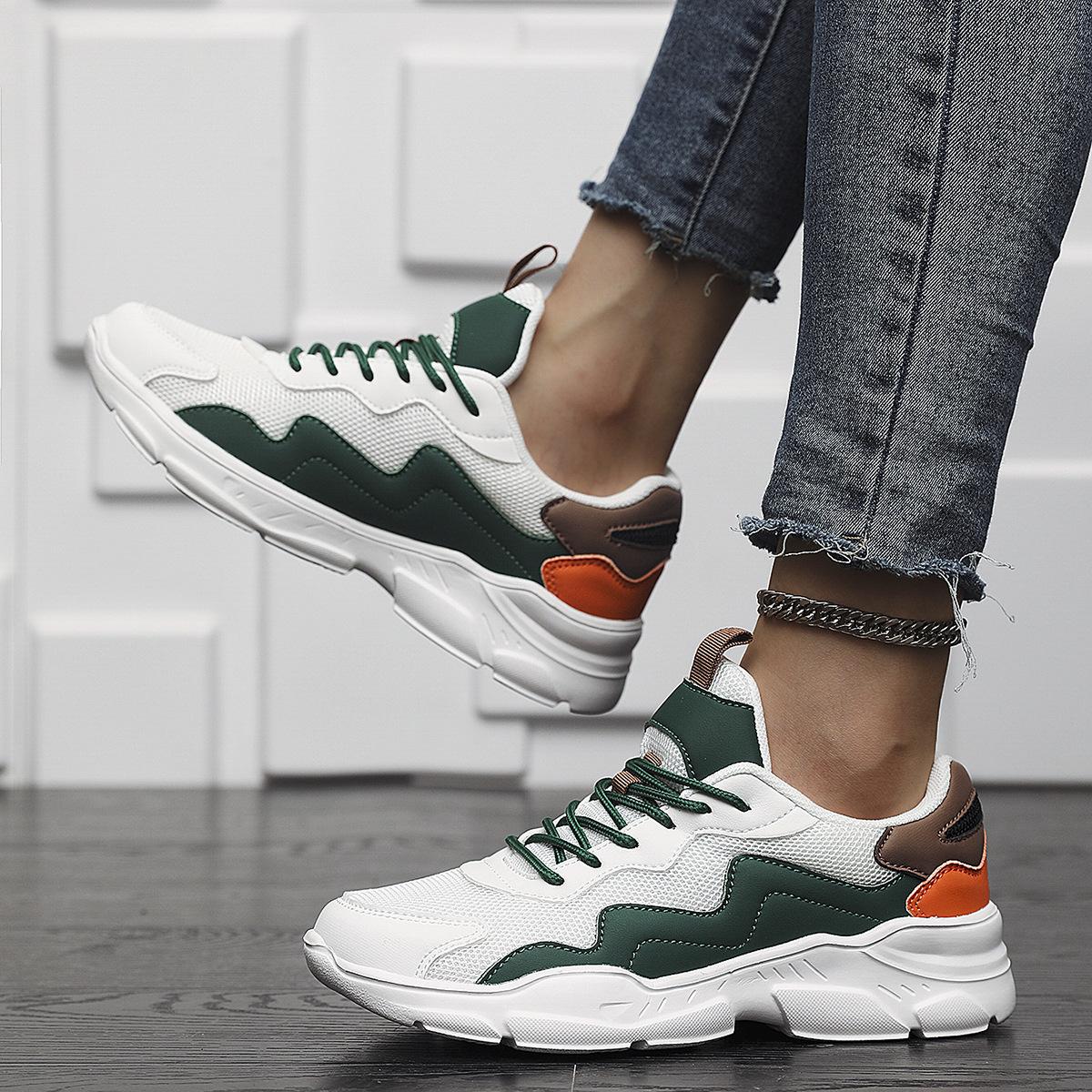 Jinjiang sports shoes mesh breathable casual trendy shoes outdoor fashion versatile dad student running shoes 42
Jinjiang sports shoes mesh breathable casual trendy shoes outdoor fashion versatile dad student running shoes 42