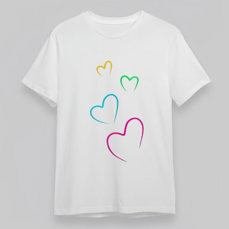 Women s Plus Size Soft Classic T-Shirt Color Gradient Hearts Playful Print Tee M
Women s Plus Size Soft Classic T-Shirt Color Gradient Hearts Playful Print Tee M