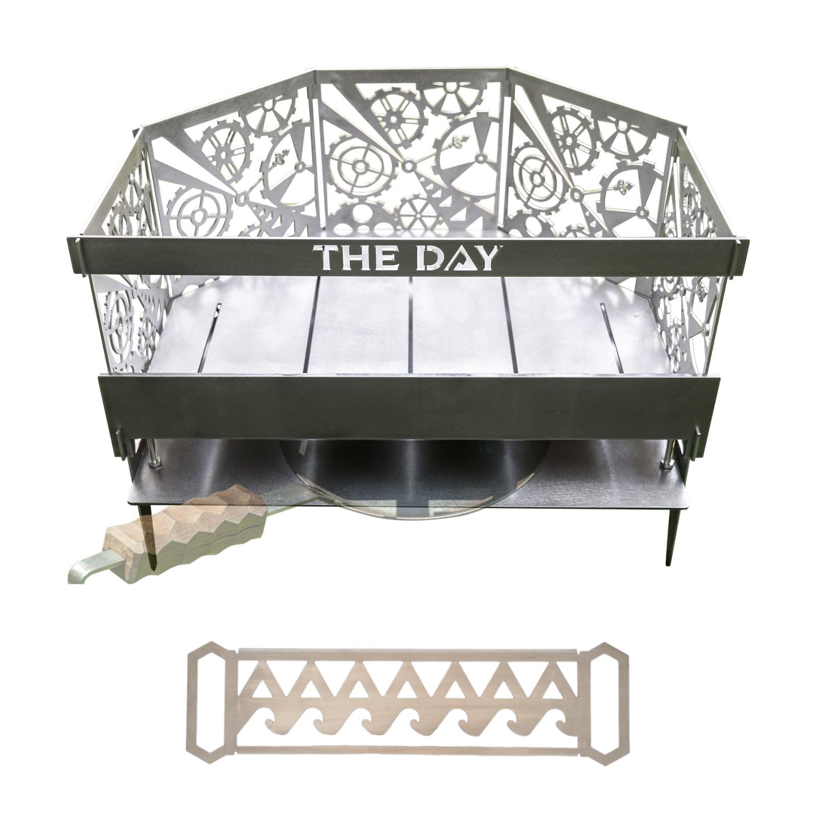 THE DAY fire stand stand that can also grill ORTEGA ANTI Bonfire stand Assembly type Grill cooking Iron Stylish Compact Camping BBQ fire stand
THE DAY fire stand stand that can also grill ORTEGA ANTI Bonfire stand Assembly type Grill cooking Iron Stylish Compact Camping BBQ fire stand