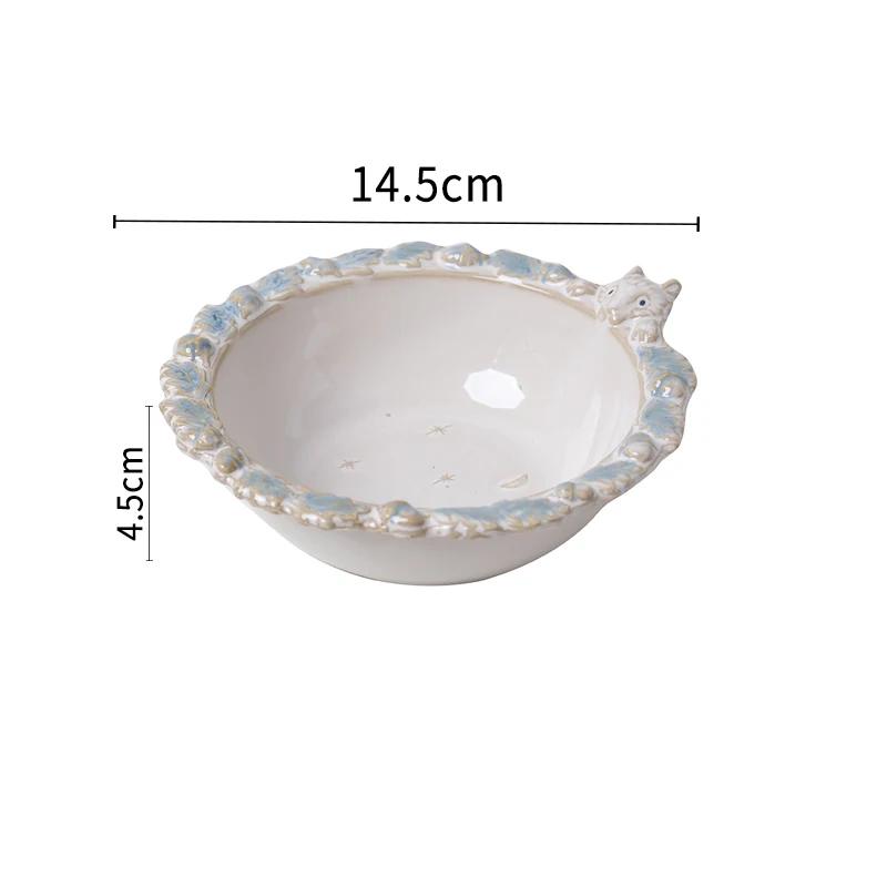 Рельефные обеденные тарелки во французском стиле, легкие, роскошные, креативные, керамические тарелки, десерты, салатники, изысканная домашняя посуда