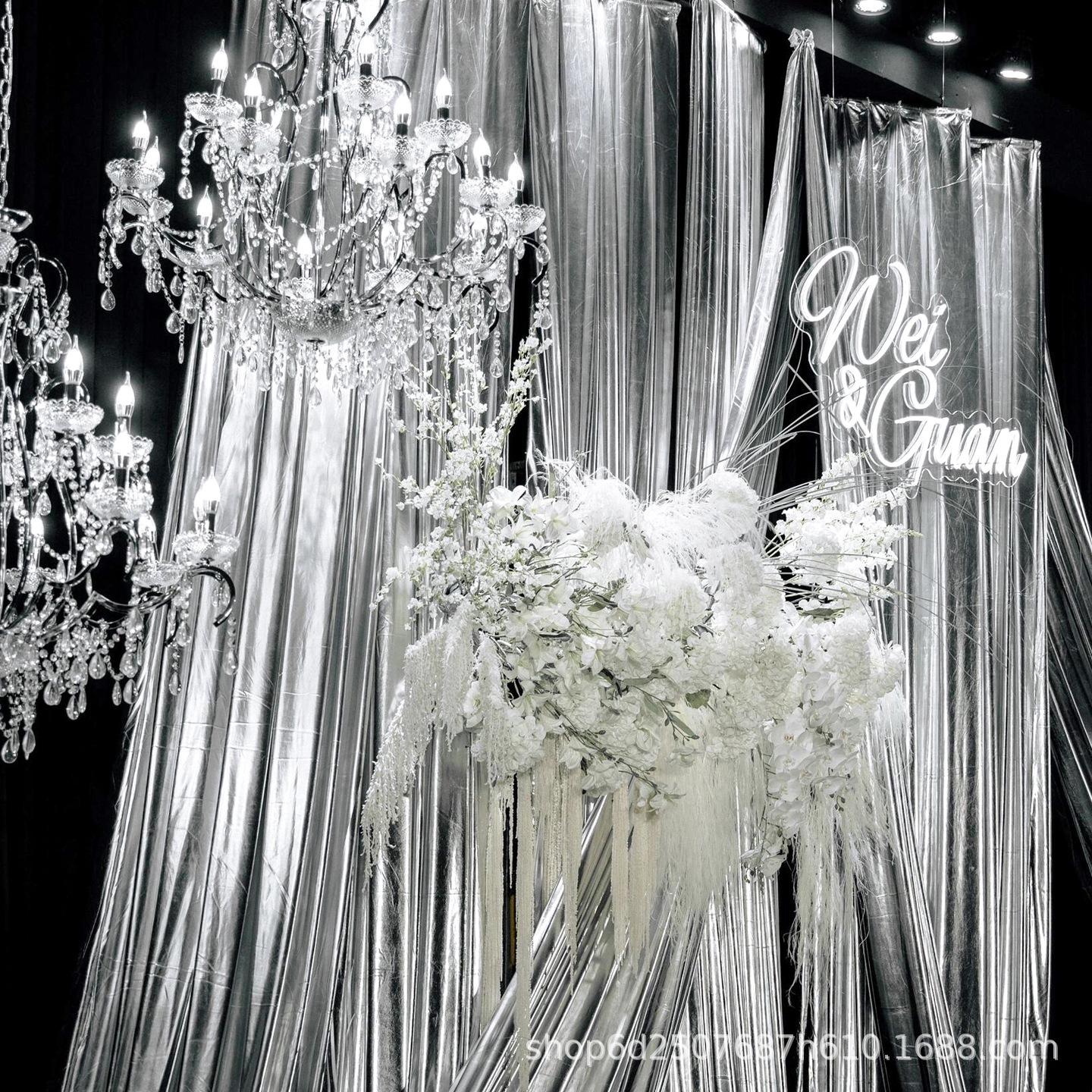 Luxurious Black Gold Matte Wedding Backdrop Fabric with Elegant Hot Stamping - Perfect for Hotel Banquets and High-Class Decorations. Custom Size Contact Support
Luxurious Black Gold Matte Wedding Backdrop Fabric with Elegant Hot Stamping - Perfect for Hotel Banquets and High-Class Decorations. Custom Size Contact Support