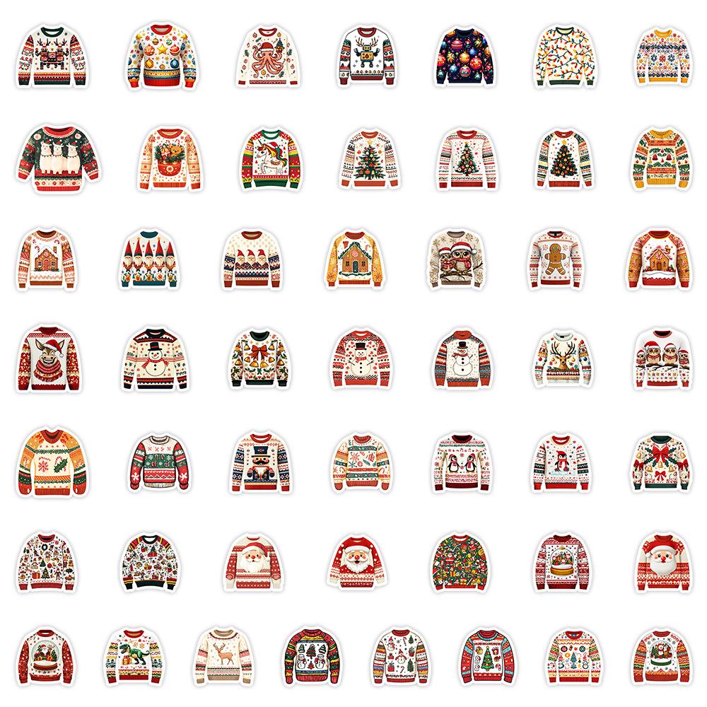 50 Christmas Sweater & Creative Halloween Waterproof Stickers for Water Bottles & Phones
50 Christmas Sweater & Creative Halloween Waterproof Stickers for Water Bottles & Phones