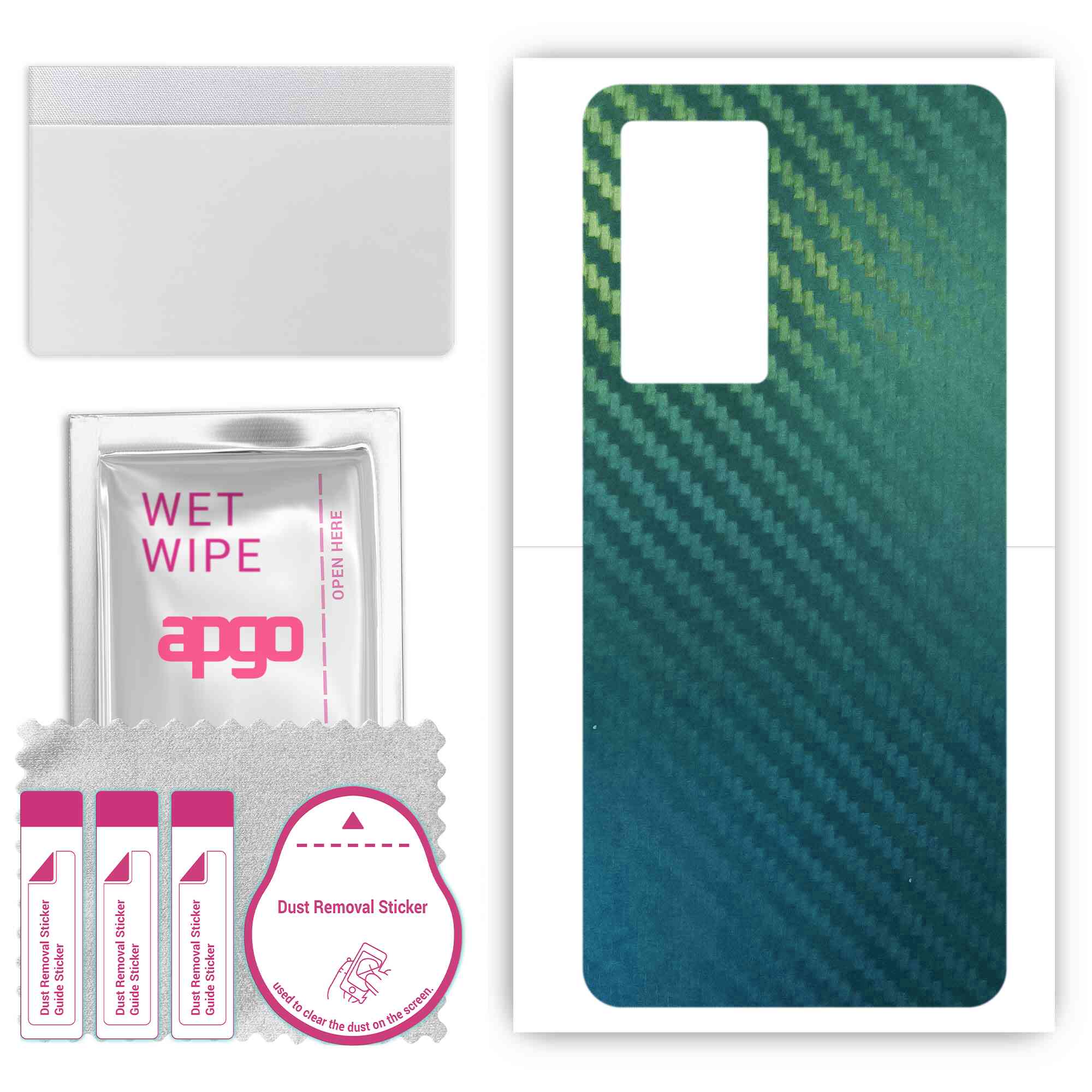 apgo Protective Skin Sticker for the back compatible with Vivo IQOO 9 India, Wrap Film, Foil, Vinyl - Pattern Carbon Chameleon CAKA1
apgo Protective Skin Sticker for the back compatible with Vivo IQOO 9 India, Wrap Film, Foil, Vinyl - Pattern Carbon Chameleon CAKA1