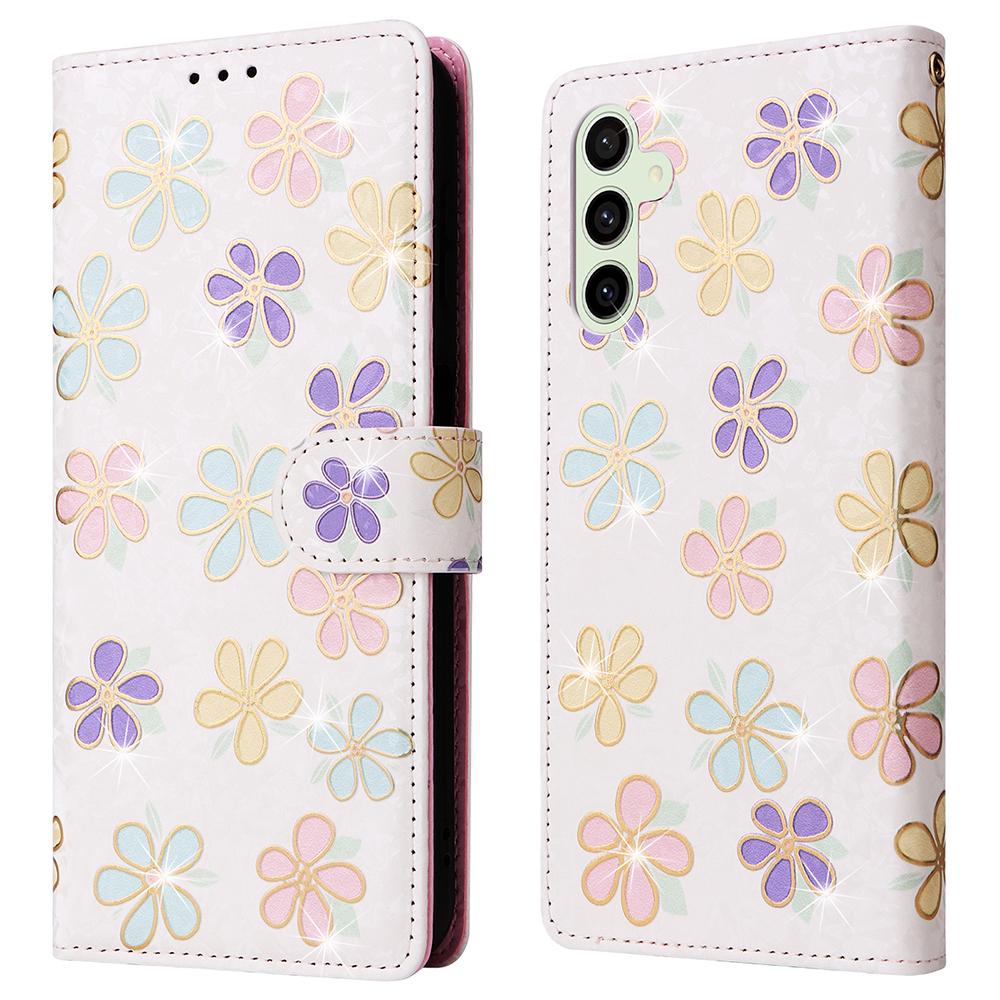 For Samsung Galaxy S25 FE Case RFID Blocking Flower Leather Phone Cover with Wrist Strap
For Samsung Galaxy S25 FE Case RFID Blocking Flower Leather Phone Cover with Wrist Strap