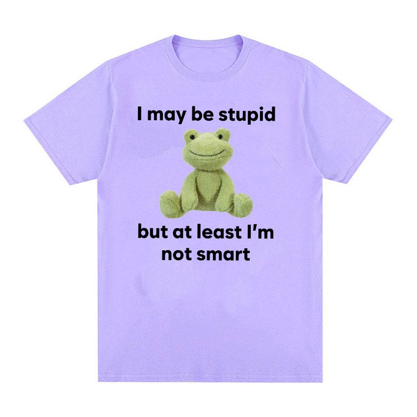 Я могу быть глупым, но, по крайней мере, я не умный лягушка, забавные футболки с мемами, мужские и женские повседневные модные хлопковые футболки большого размера с круглым вырезом, топы
Я могу быть глупым, но, по крайней мере, я не умный лягушка, забавные футболки с мемами, мужские и женские повседневные модные хлопковые футболки большого размера с круглым вырезом, топы