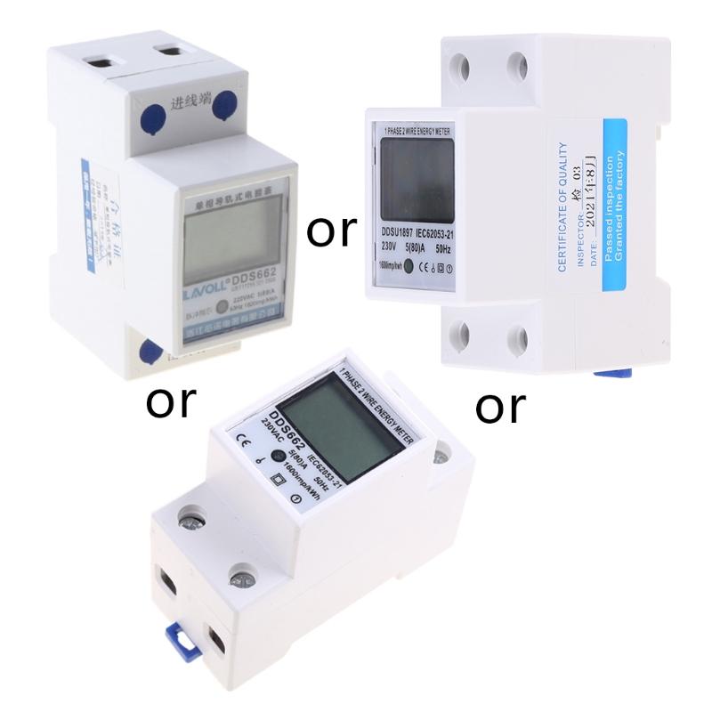 Single Phase Meter Kilowatt Hour Power Consumption Counter 220V 60Hz Dropship Other білий
Single Phase Meter Kilowatt Hour Power Consumption Counter 220V 60Hz Dropship Other білий
