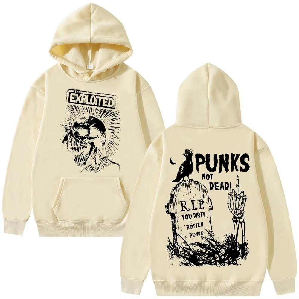 Rock Band The Exploited Graphic Hoodie Punks Not Dead Hoodies Autumn Winter Men Women Gothic Punk Sweatshirt 3XL
Rock Band The Exploited Graphic Hoodie Punks Not Dead Hoodies Autumn Winter Men Women Gothic Punk Sweatshirt 3XL