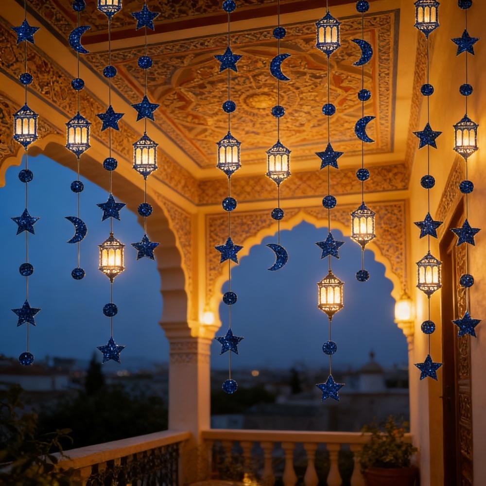 3METERS/4M Moon Star Banner String Garland for Birthday Shower Star Moon Lantern Flower Hanging Decoration 3meters
3METERS/4M Moon Star Banner String Garland for Birthday Shower Star Moon Lantern Flower Hanging Decoration 3meters