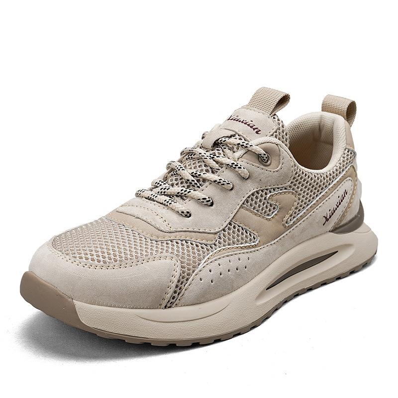 Летняя мужская обувь первый слой свиная кожа сетка дышащая повседневная спортивная обувь для бега модная универсальная немецкая тренировочная модная обувь обувь для папы 44
Летняя мужская обувь первый слой свиная кожа сетка дышащая повседневная спортивная обувь для бега модная универсальная немецкая тренировочная модная обувь обувь для папы 44