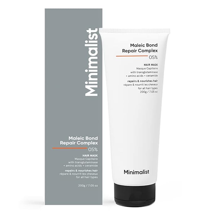 Minimalist Hair Mask For Frizzy Hair, Repairing Dry, Damaged & Dull Hair 200 gm | For Women & Men 200 GM
Minimalist Hair Mask For Frizzy Hair, Repairing Dry, Damaged & Dull Hair 200 gm | For Women & Men 200 GM
