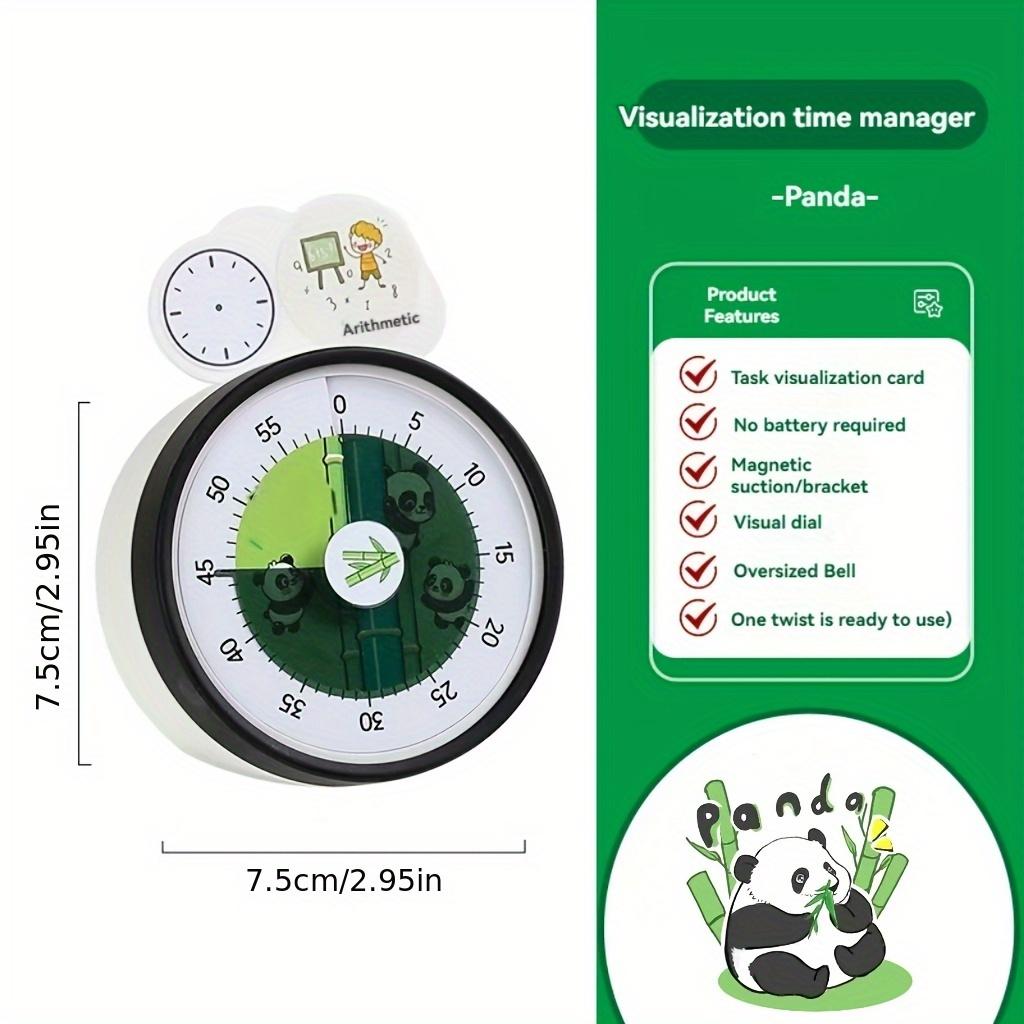 Механический таймер с рисунком панды, кухонный таймер, не требует батареек, сильная магнитная фиксация, можно прикрепить к магнитной области. Таймер на 60 минут, Panda
Механический таймер с рисунком панды, кухонный таймер, не требует батареек, сильная магнитная фиксация, можно прикрепить к магнитной области. Таймер на 60 минут, Panda