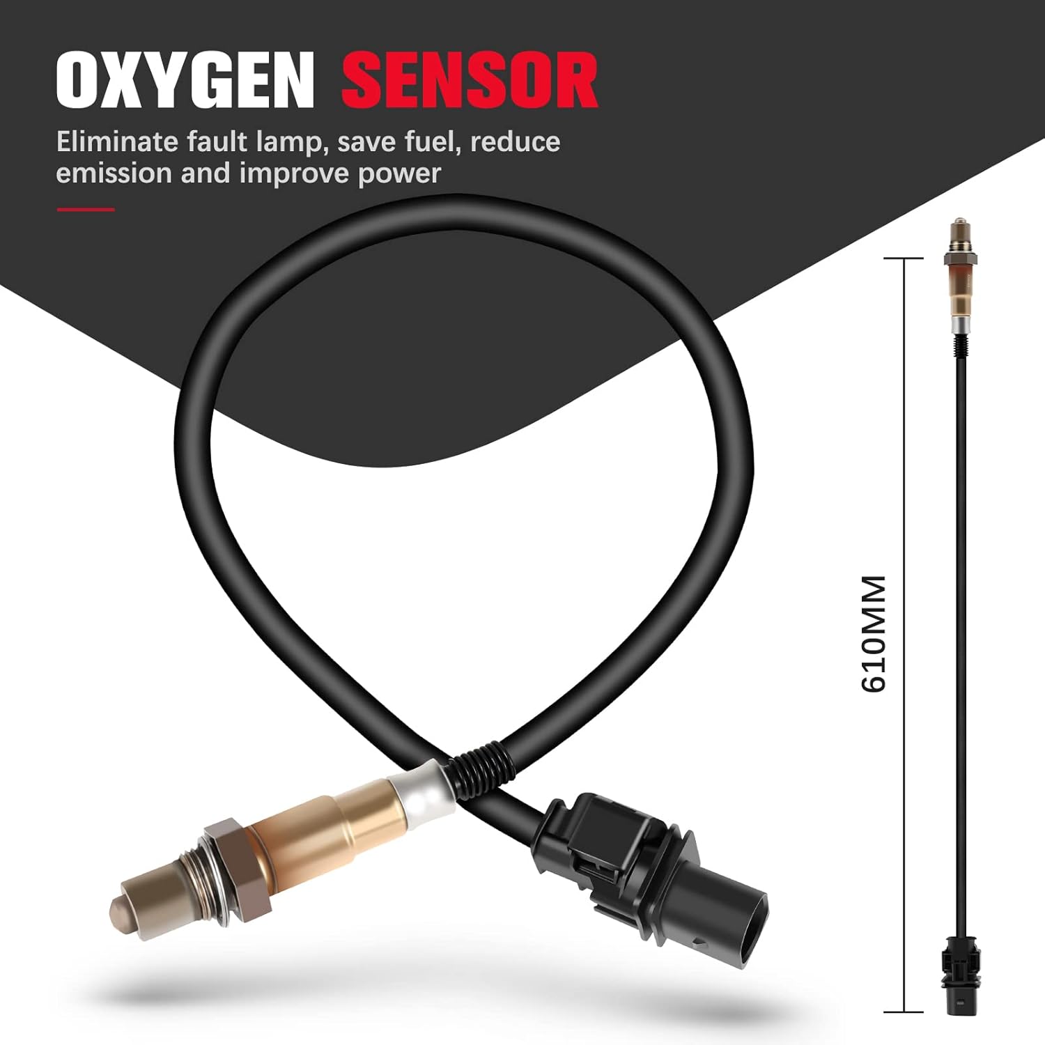 234-5055 Upstream O2 Oxygen Sensor for Hyundai 2012-2017 Accent Veloster 1.6L-L4, for Kia 2012-2018 Rio 2012-2016 Soul 1.6L-L4, 39210-2B210
234-5055 Upstream O2 Oxygen Sensor for Hyundai 2012-2017 Accent Veloster 1.6L-L4, for Kia 2012-2018 Rio 2012-2016 Soul 1.6L-L4, 39210-2B210