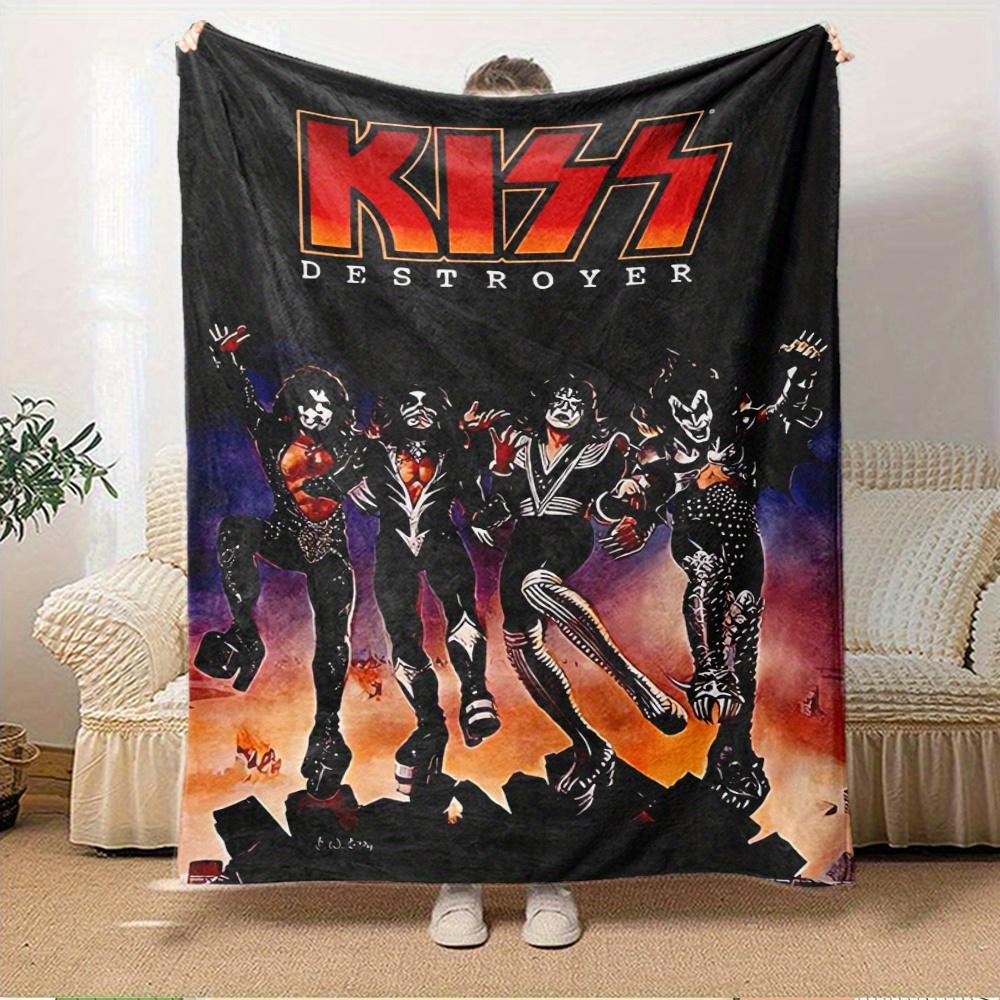 1pc KISS,Destroyer,Rock Band Printed Flannel Blanket, Super Soft Plush Bed Cover, Four Seasons Quilt for Sofa, Bed, Office,77 130cm x 150cm
1pc KISS,Destroyer,Rock Band Printed Flannel Blanket, Super Soft Plush Bed Cover, Four Seasons Quilt for Sofa, Bed, Office,77 130cm x 150cm
