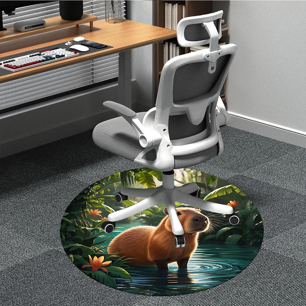 1pc Capybara Chair Carpet for Office, Non-slip, Soft and Durable Leisure Rug, Perfect for Office, Living Room yy251103117 80cm by 80cm
1pc Capybara Chair Carpet for Office, Non-slip, Soft and Durable Leisure Rug, Perfect for Office, Living Room yy251103117 80cm by 80cm