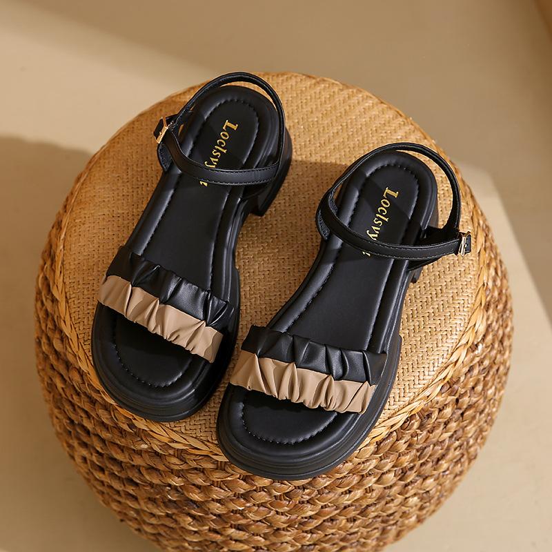 2025 красивые сандалии на платформе с утолщением женские летние новая мода сандалии-римлянки с жемчужным ремешком через подъем пляжные сандалии 35 чёрный
2025 красивые сандалии на платформе с утолщением женские летние новая мода сандалии-римлянки с жемчужным ремешком через подъем пляжные сандалии 35 чёрный