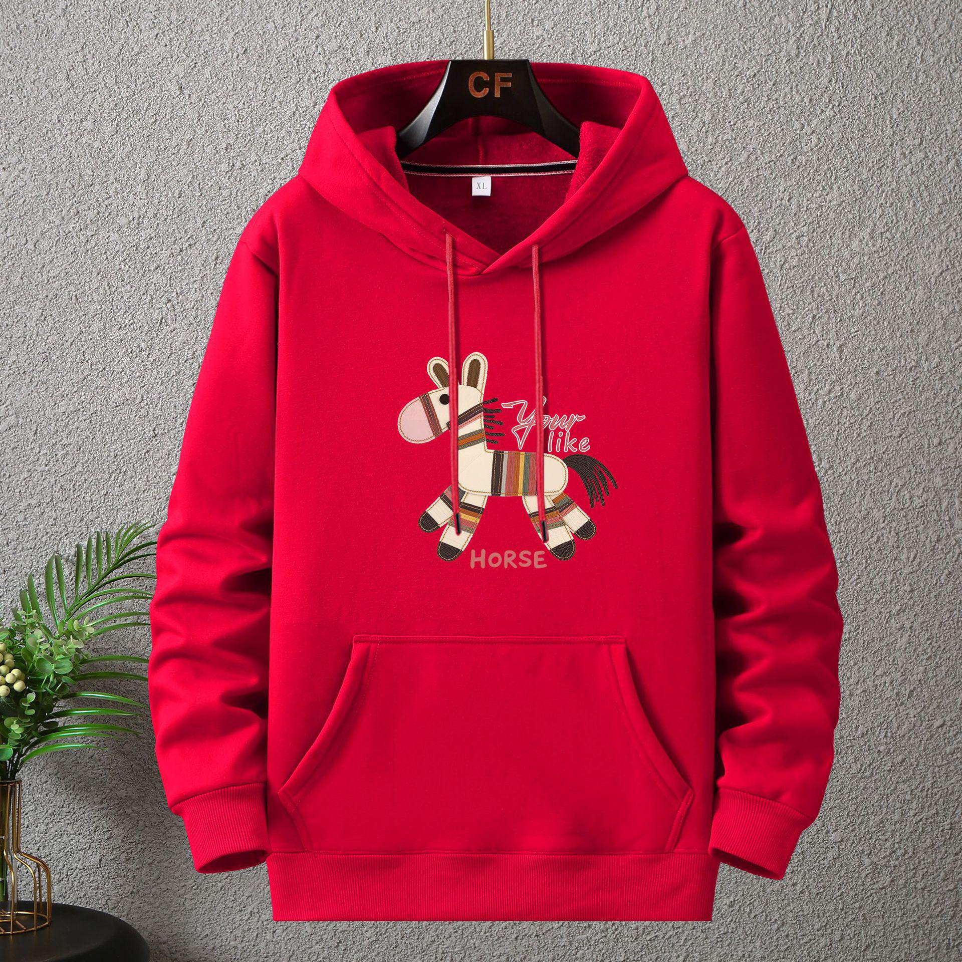 Men s Plus Size Red Fleece-Lined Hoodie: Year of the Horse Zodiac Festive Sweatshirt 3XL
Men s Plus Size Red Fleece-Lined Hoodie: Year of the Horse Zodiac Festive Sweatshirt 3XL