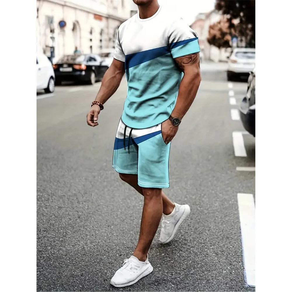 Summer Casual Holiday Men s Oversized 3D Print T-Shirt Shorts Men s Stripe Fashionable Comfortable Breathable Sports Wear 6XL
Summer Casual Holiday Men s Oversized 3D Print T-Shirt Shorts Men s Stripe Fashionable Comfortable Breathable Sports Wear 6XL