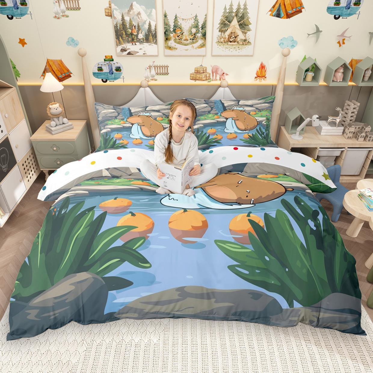 Homewish Милый Грызун Животное Комплект Пододеяльника 2шт/3шт для Детей, Постельное белье Капибара Морская свинка, Кавайный Комплект Пододеяльника с Дикой природой DE XS 100x135cm 2pcs&set
Homewish Милый Грызун Животное Комплект Пододеяльника 2шт/3шт для Детей, Постельное белье Капибара Морская свинка, Кавайный Комплект Пододеяльника с Дикой природой DE XS 100x135cm 2pcs&set