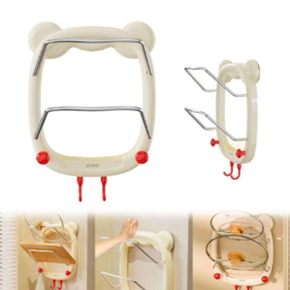 Punch-Free Pot Lid Rack Double Layer Pan Cover Storage Holder Suction Cup Pot Lid Holder Kitchen
Punch-Free Pot Lid Rack Double Layer Pan Cover Storage Holder Suction Cup Pot Lid Holder Kitchen