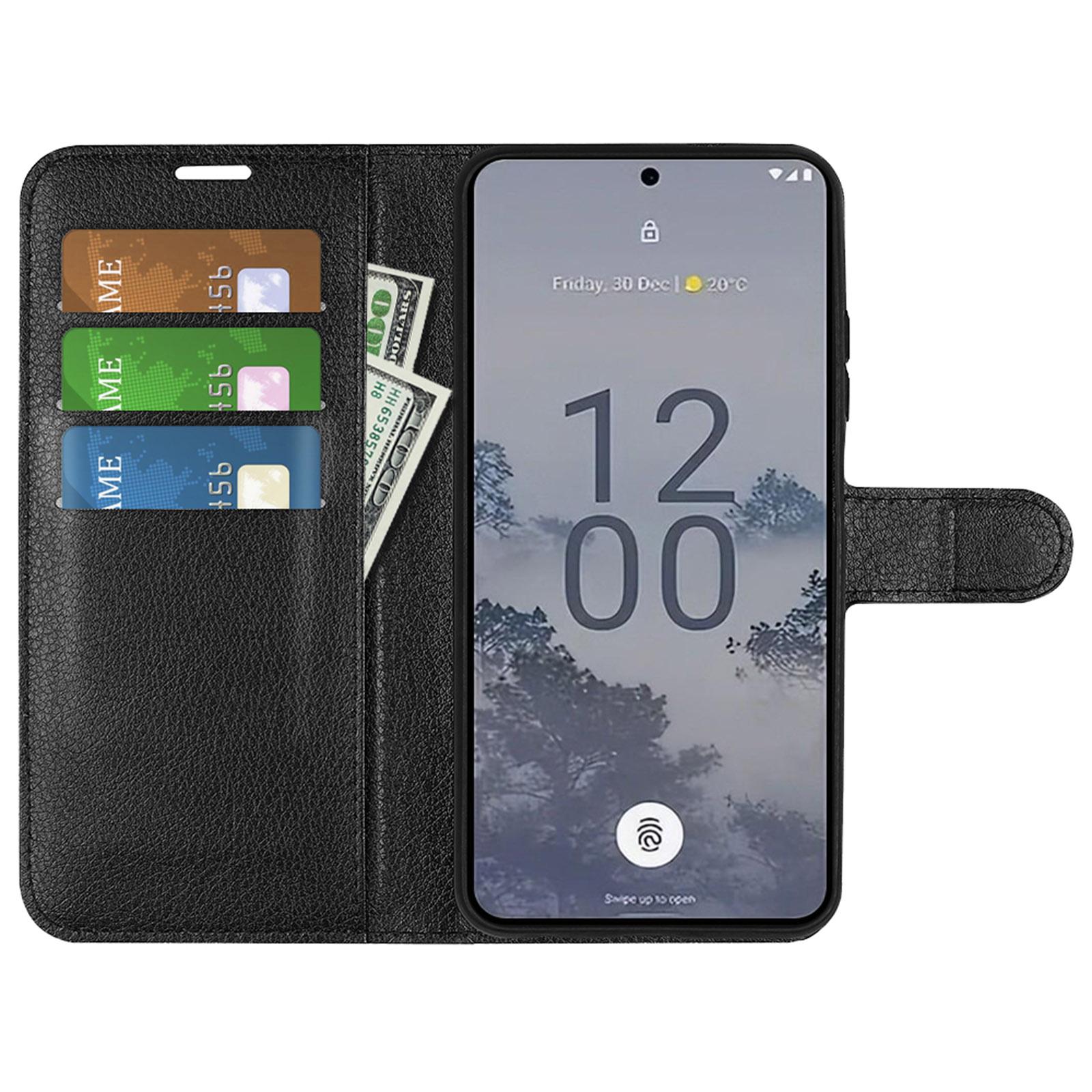 For Nokia X30 5G PU Leather Phone Case Litchi Texture Wallet Protective Phone Stand Cover Black
For Nokia X30 5G PU Leather Phone Case Litchi Texture Wallet Protective Phone Stand Cover Black