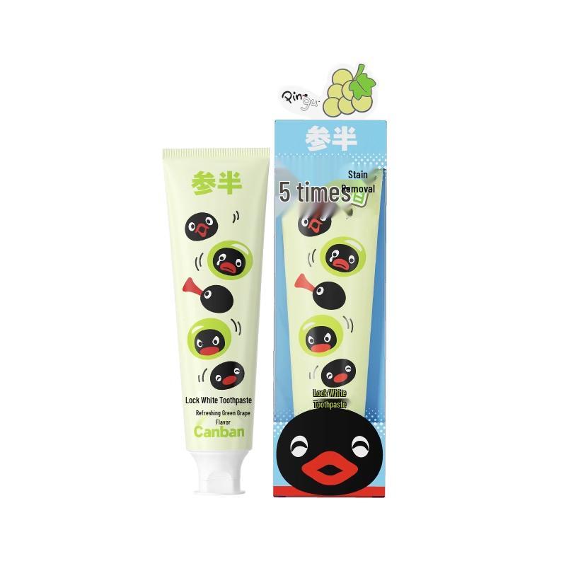 Sumban Pingu Co-branded Green Grape Whitening Toothpaste
Sumban Pingu Co-branded Green Grape Whitening Toothpaste