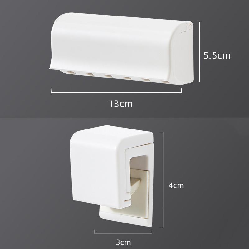 Tooth Brush Holder Wall Mount Device for Dental Brush Punch-free Bathroom Multi-head Toothbrush Holder Removable Washable YSJ004
Tooth Brush Holder Wall Mount Device for Dental Brush Punch-free Bathroom Multi-head Toothbrush Holder Removable Washable YSJ004