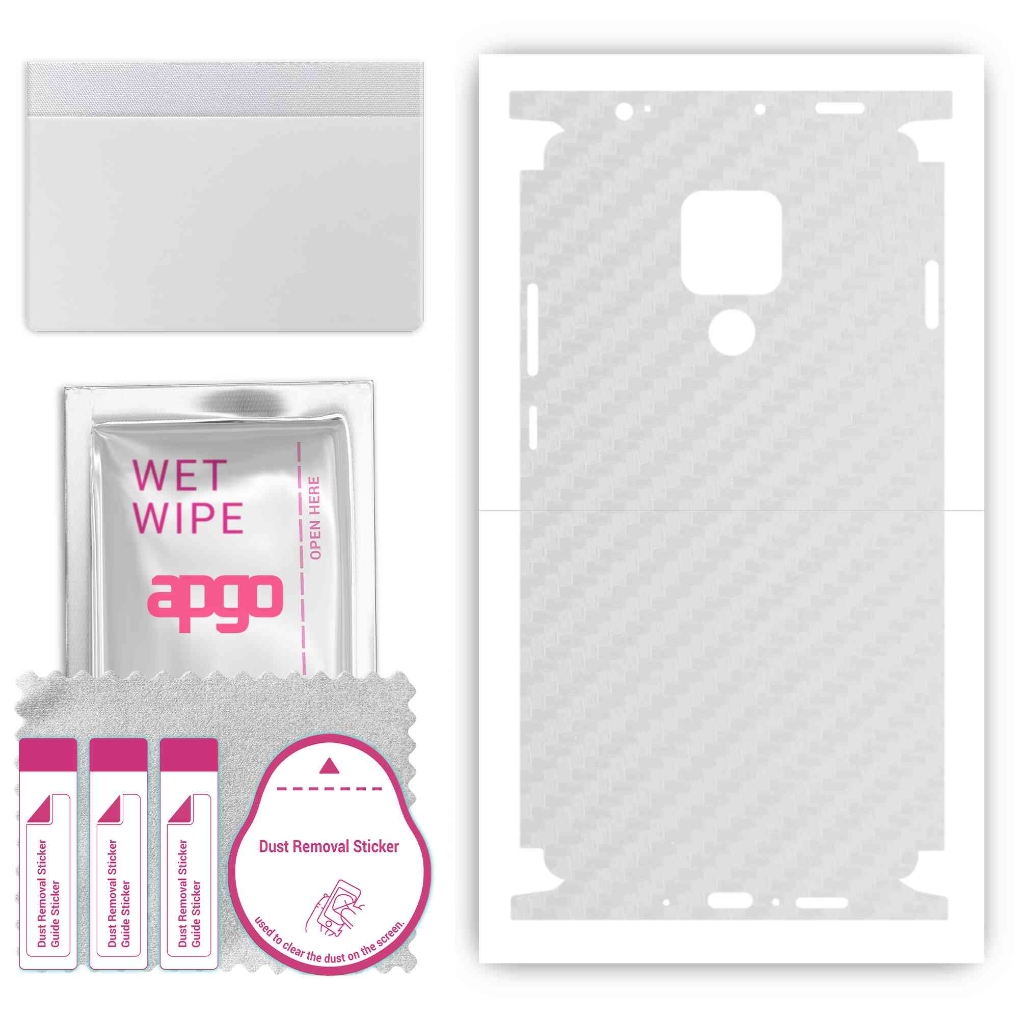 apgo Protective Skin Sticker for the back+sides compatible with Huawei Mate 20 X, Full Wrap Film, Foil, Vinyl - Pattern Transparent Carbon
apgo Protective Skin Sticker for the back+sides compatible with Huawei Mate 20 X, Full Wrap Film, Foil, Vinyl - Pattern Transparent Carbon