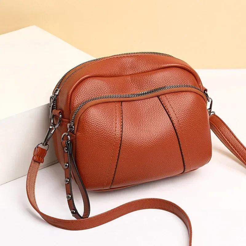 Ladies Soft Leather Bags Purses and Handbags Famous Designer Crossbody Shoulder Bag for Women Sac A Main
Ladies Soft Leather Bags Purses and Handbags Famous Designer Crossbody Shoulder Bag for Women Sac A Main