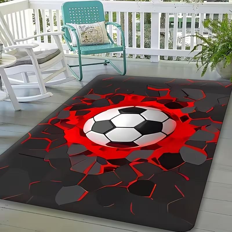 Fire Ball Soccer Carpet Living Room Floor Mat Non Slip Bedroom Doormat Washable Home Hallway Area Decor Rug Kids Play Area Rug 50x80cm
Fire Ball Soccer Carpet Living Room Floor Mat Non Slip Bedroom Doormat Washable Home Hallway Area Decor Rug Kids Play Area Rug 50x80cm