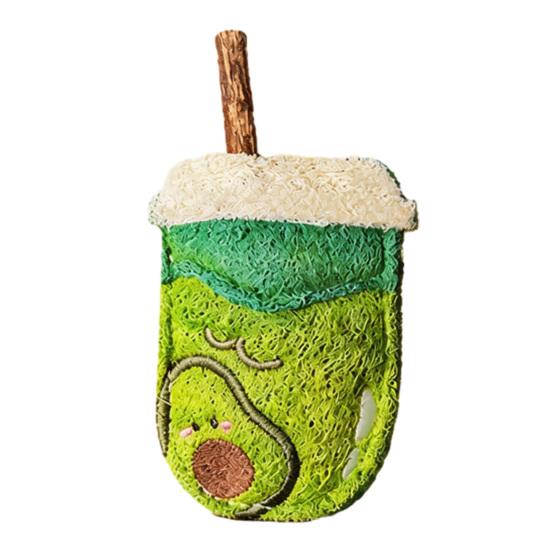 Loofah Cat Chew Toy with Silver Vine Stick Milk Tea Cup Shape Cat Toy зелений
Loofah Cat Chew Toy with Silver Vine Stick Milk Tea Cup Shape Cat Toy зелений