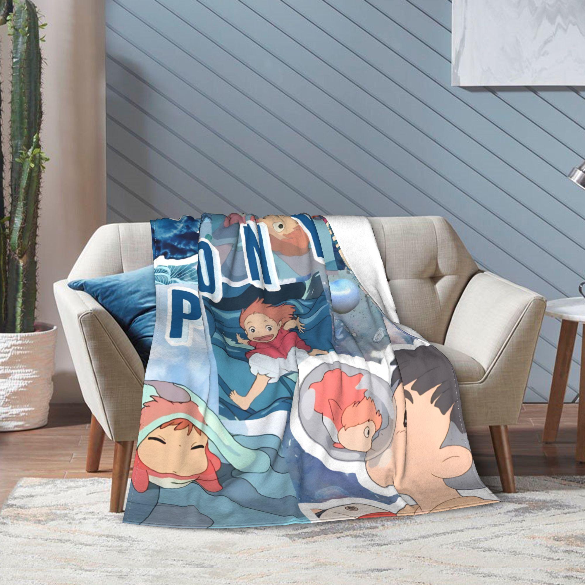 Ponyoed Throw Blanket for Couch Soft Cozy Plush Blanket 50x60 Inches Multiple Sizes Bedspreads for All Seasons 75x100cm (30x40inch)
Ponyoed Throw Blanket for Couch Soft Cozy Plush Blanket 50x60 Inches Multiple Sizes Bedspreads for All Seasons 75x100cm (30x40inch)