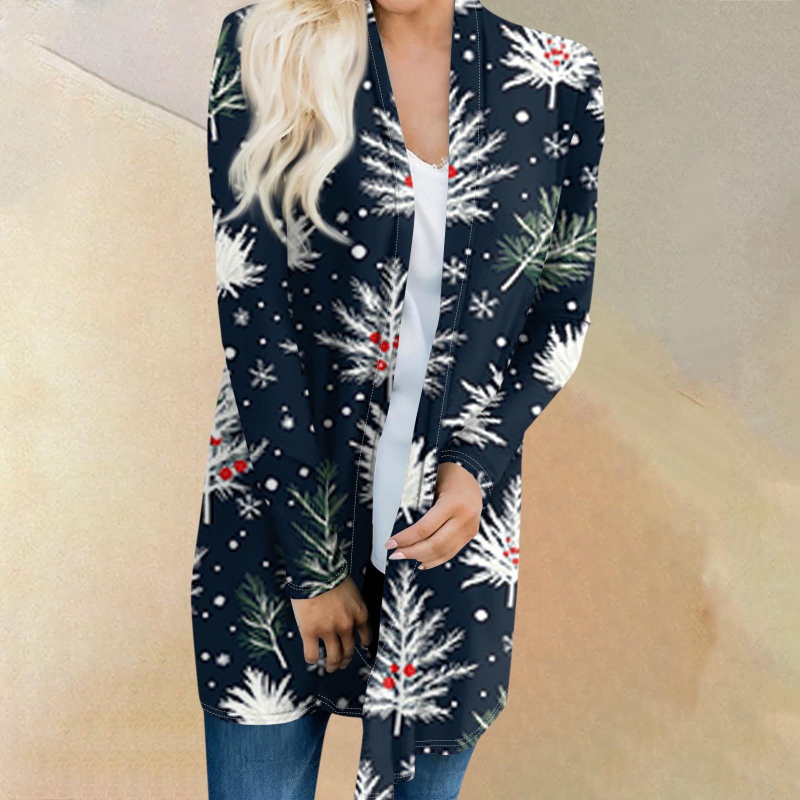 Women s Fashion Casual Christmas Tree Printed Mid-Length Cardigan Jacket XXXL
Women s Fashion Casual Christmas Tree Printed Mid-Length Cardigan Jacket XXXL