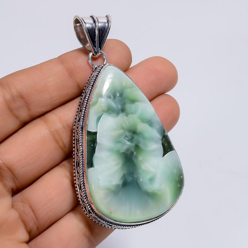 Amazing Top Grade Qualite 100% Natural Hemimorphite Pear Shape Vintage Style Handmade Jewelry 925 Steling Silver Plated Pendant 2.8 WSJ4802 2.8
Amazing Top Grade Qualite 100% Natural Hemimorphite Pear Shape Vintage Style Handmade Jewelry 925 Steling Silver Plated Pendant 2.8 WSJ4802 2.8