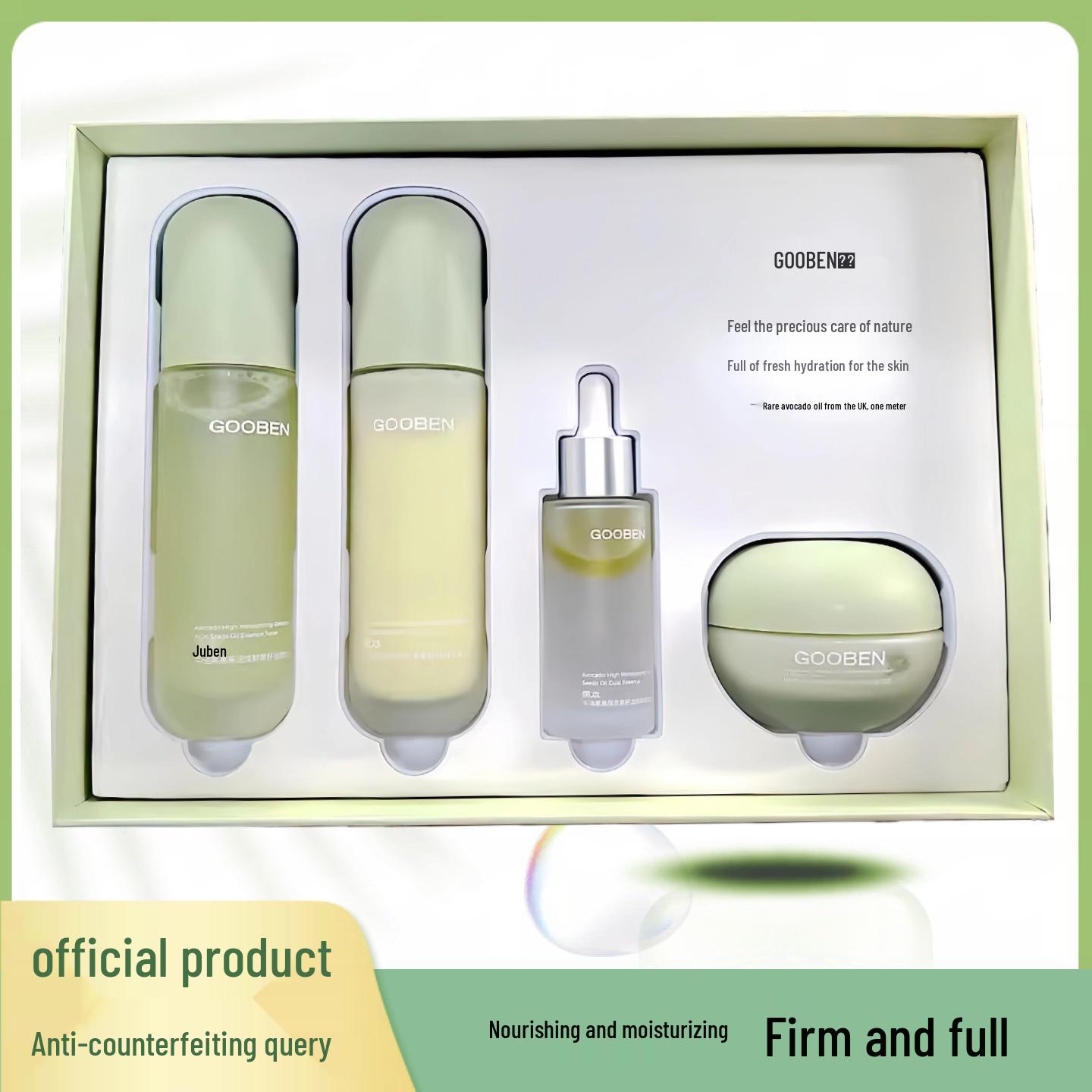 Guo Ben Avocado Toner & Emulsion Gift Set: Hydrating, Moisturizing, Nourishing, Firming, Plumping Women s Skincare. Set
Guo Ben Avocado Toner & Emulsion Gift Set: Hydrating, Moisturizing, Nourishing, Firming, Plumping Women s Skincare. Set