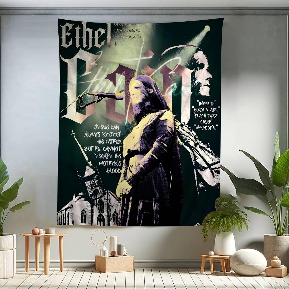 Singer EEthel Cain Music Album Colorful Tapestry Wall Hanging Hanging Tarot Hippie Wall Rugs Dorm Wall Art Decor 74x94cm(29x37in)
Singer EEthel Cain Music Album Colorful Tapestry Wall Hanging Hanging Tarot Hippie Wall Rugs Dorm Wall Art Decor 74x94cm(29x37in)