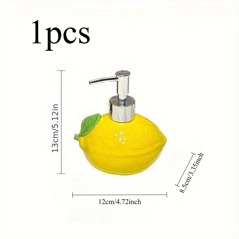 1/2pcs Lemon Shape Lotion Dispensing Bottle Hand Sanitizer Pump Shower Gel Storage Bottle Home Liquid Soap Dispenser 300ml
1/2pcs Lemon Shape Lotion Dispensing Bottle Hand Sanitizer Pump Shower Gel Storage Bottle Home Liquid Soap Dispenser 300ml