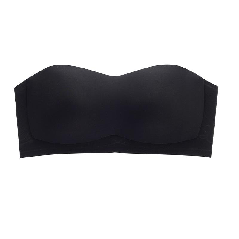 Женский бесшовный бюстгальтер-бандо без бретелей с противоскользящим покрытием для маленькой груди - Невидимый, тонкий и с красивым дизайном спинки L (80AB/75C) чёрный
Женский бесшовный бюстгальтер-бандо без бретелей с противоскользящим покрытием для маленькой груди - Невидимый, тонкий и с красивым дизайном спинки L (80AB/75C) чёрный