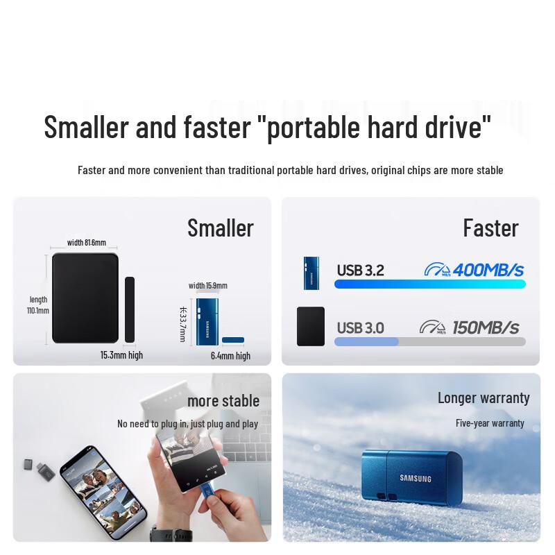 Samsung Type-C USB 3.1 Flash Drive 64GB
Samsung Type-C USB 3.1 Flash Drive 64GB