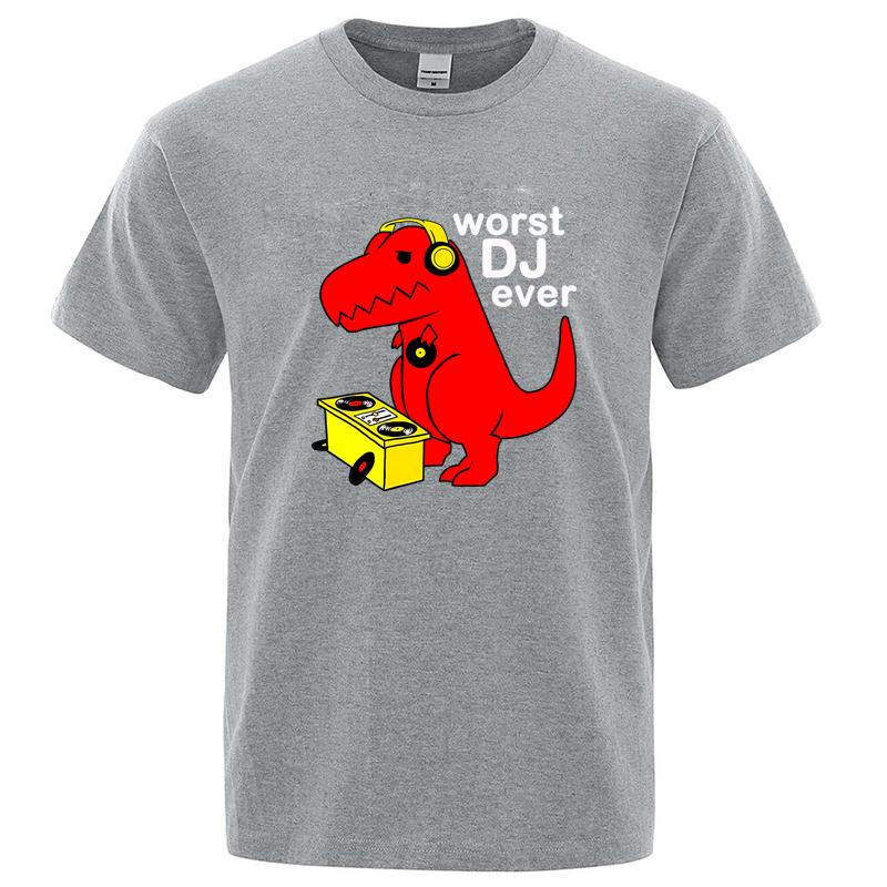 Men s Cotton Cool Funny Casual DJ Dinosaur Design Printing O-neck for Men T-shirt Male Tees Shirts Men Tops XXL серый
Men s Cotton Cool Funny Casual DJ Dinosaur Design Printing O-neck for Men T-shirt Male Tees Shirts Men Tops XXL серый