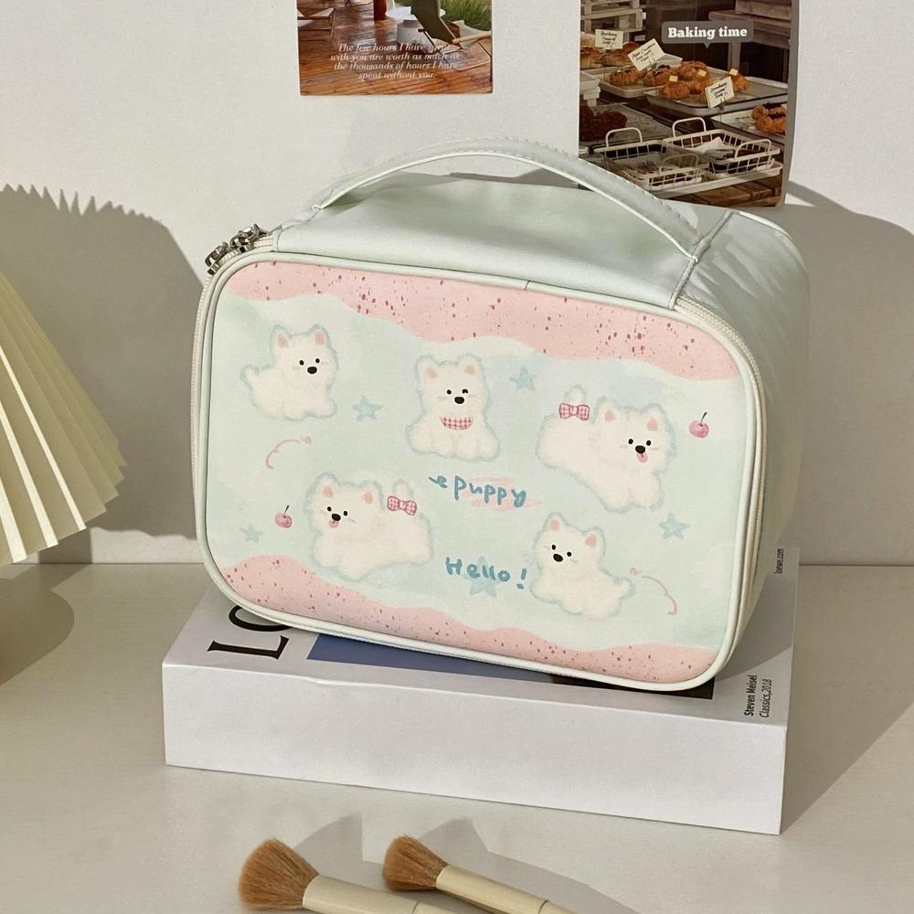 Cute Cartoon Print Sorting Cosmetic Bag PU with Handle Makeup Bag Square Large Capacity Travel Toiletry Bag
Cute Cartoon Print Sorting Cosmetic Bag PU with Handle Makeup Bag Square Large Capacity Travel Toiletry Bag