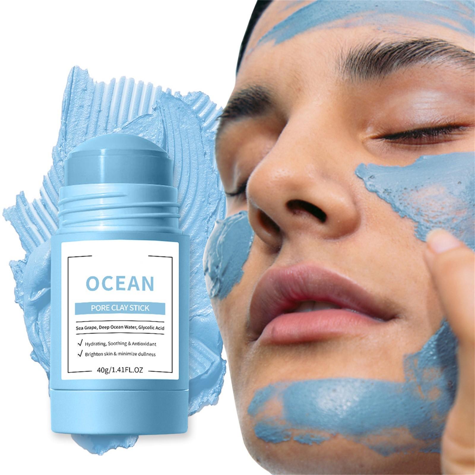 Ocean Mud Mask Stick 40g, Deep Cleansing, Gentle Blackhead Removal, Facial Repaired, Care Smearable Mask One Size
Ocean Mud Mask Stick 40g, Deep Cleansing, Gentle Blackhead Removal, Facial Repaired, Care Smearable Mask One Size