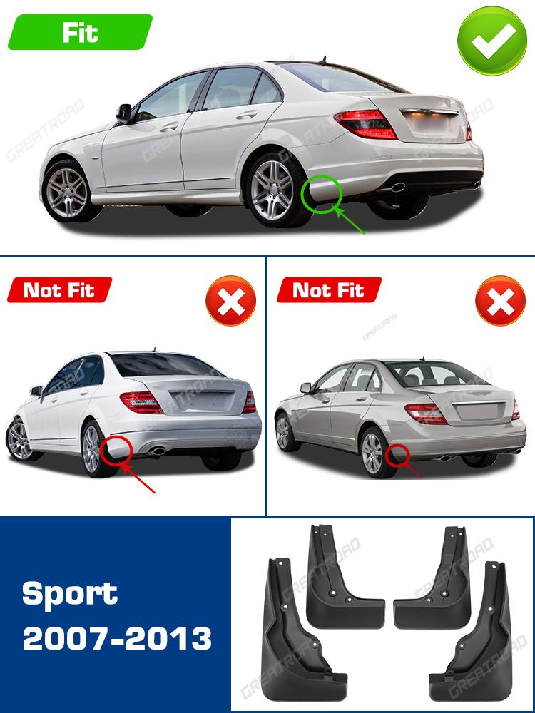 For Mercedes Benz C-Class W204 2007-2013 2009 2010 2011 2012 Fender Mudflaps Splash Guards Mudguards Mud Flaps car Accessories
For Mercedes Benz C-Class W204 2007-2013 2009 2010 2011 2012 Fender Mudflaps Splash Guards Mudguards Mud Flaps car Accessories
