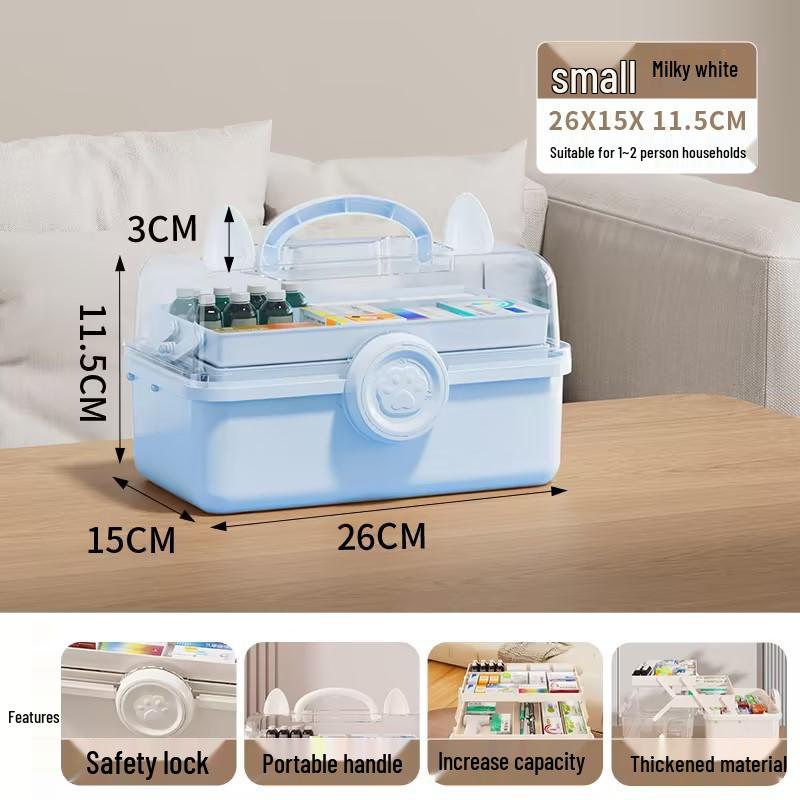 Family-Size Large Capacity Medicine Storage Box for Home Use
Family-Size Large Capacity Medicine Storage Box for Home Use
