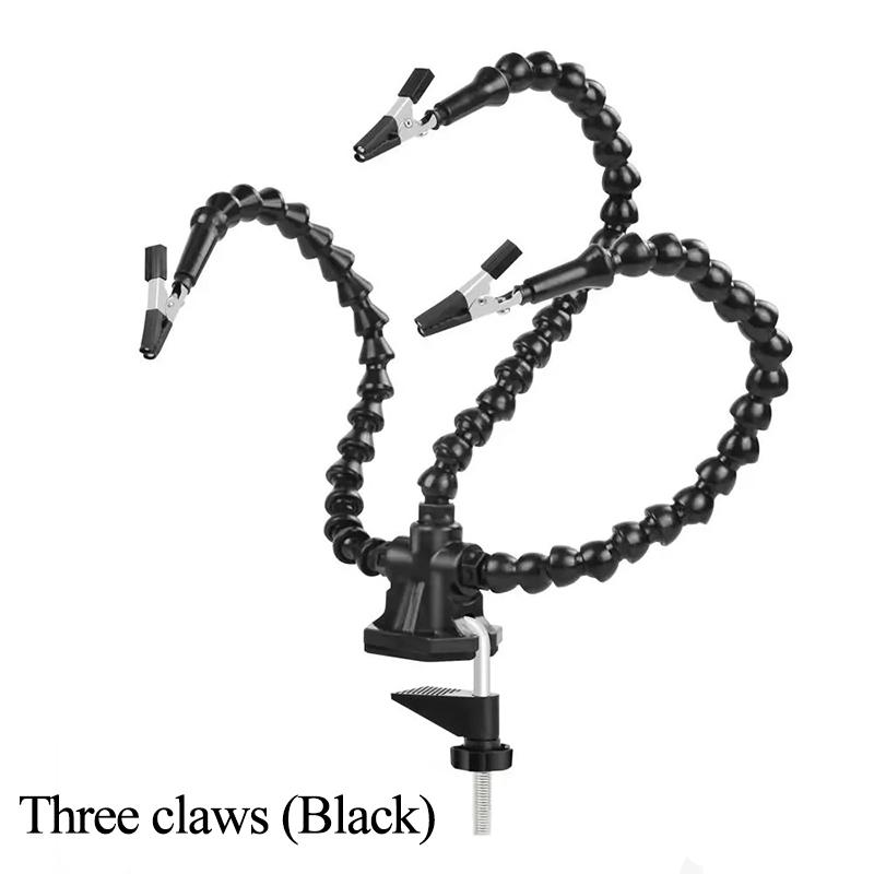 Three Jaw Welding Auxiliary Fixture Soldering Helping Hand PCB Repair Tool Holder Flexible Arms for Jewelry Crafts Circuit Board чорний
Three Jaw Welding Auxiliary Fixture Soldering Helping Hand PCB Repair Tool Holder Flexible Arms for Jewelry Crafts Circuit Board чорний