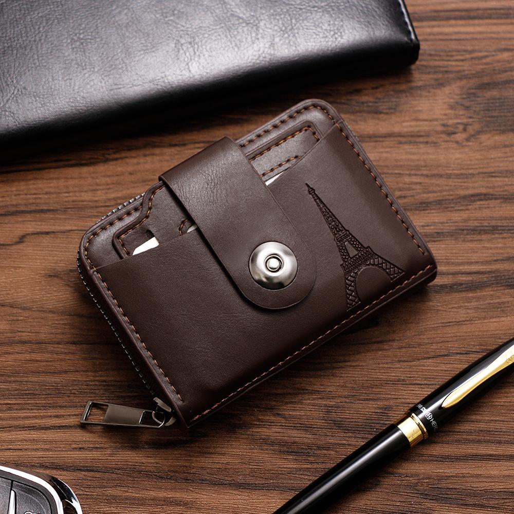 Мужской кошелек-аккордеон с магнитной застежкой - Большая вместимость, отделение для водительского удостоверения и монетница
Мужской кошелек-аккордеон с магнитной застежкой - Большая вместимость, отделение для водительского удостоверения и монетница