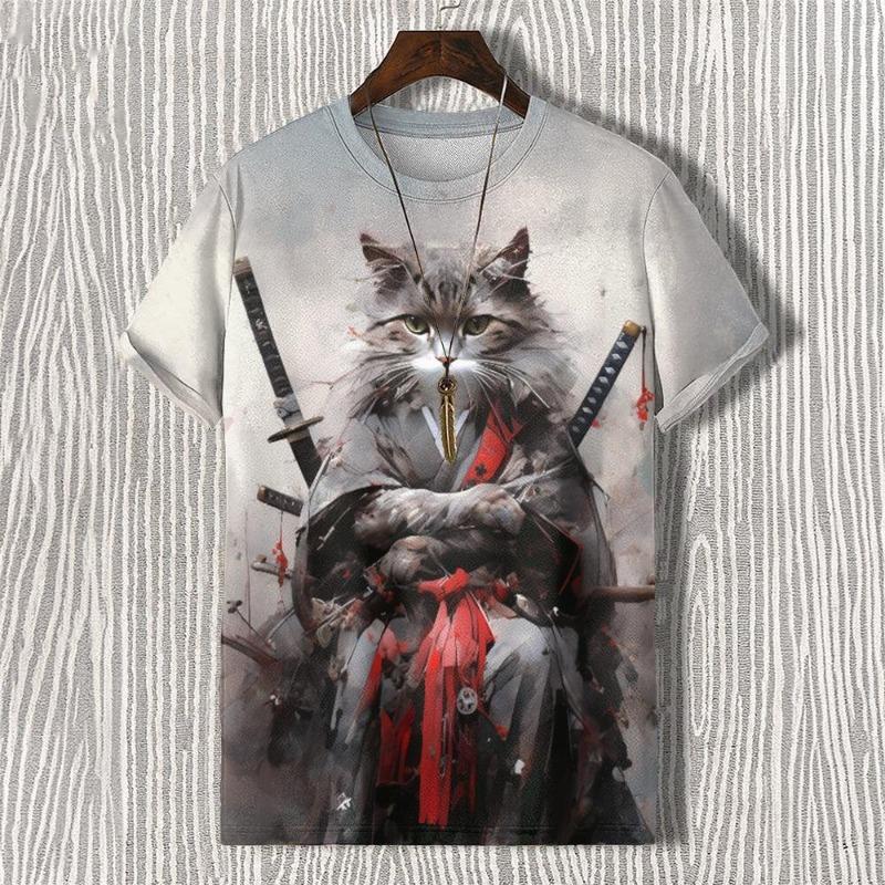Men s T-shirts Edo Cat Samurai Warrior Art 3D Print Casual T-Shirts Men/Women Short Sleeve O-Neck Top Kid Clothing L
Men s T-shirts Edo Cat Samurai Warrior Art 3D Print Casual T-Shirts Men/Women Short Sleeve O-Neck Top Kid Clothing L
