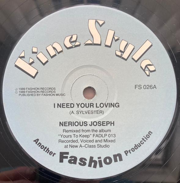 12inch Record NERIOUS JOSEPH I Need Your Loving Guidance FS026 Fine Style 1989 UK Reggae Ska Dub Used
12inch Record NERIOUS JOSEPH I Need Your Loving Guidance FS026 Fine Style 1989 UK Reggae Ska Dub Used