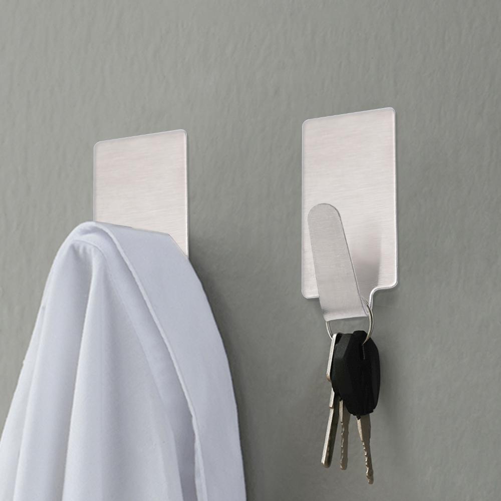 10/1Pcs Self Adhesive Hook Stainless Steel Heavy Wall Hanger Hook Bathroom Organizer Towel Rack Multi-purpose Kitchen Rack Shelf
10/1Pcs Self Adhesive Hook Stainless Steel Heavy Wall Hanger Hook Bathroom Organizer Towel Rack Multi-purpose Kitchen Rack Shelf